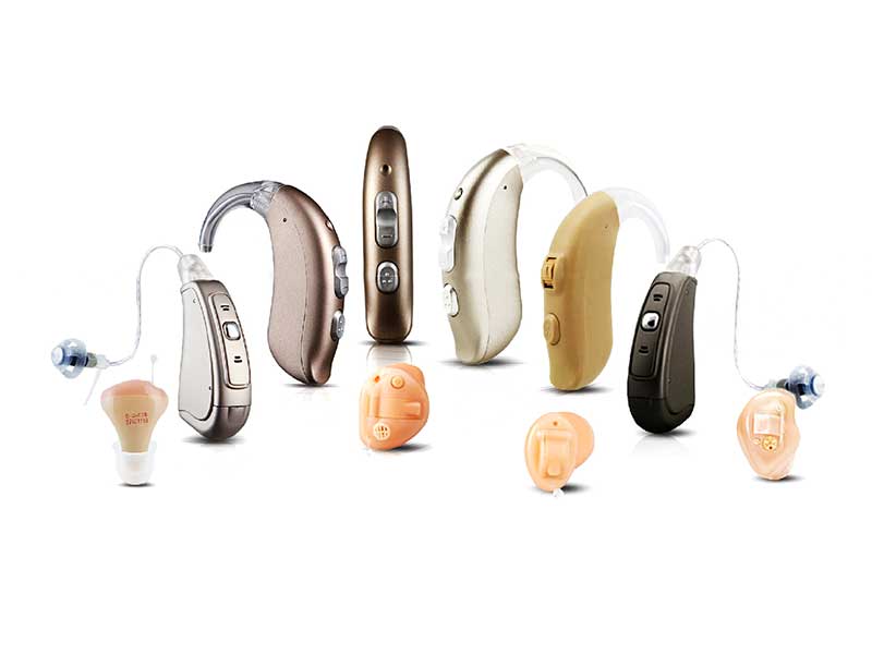 different kinds of hearing aids
