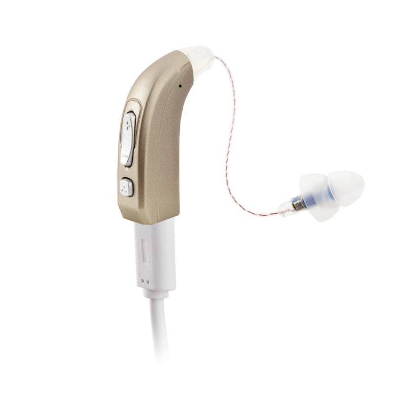 white ric hearing aid