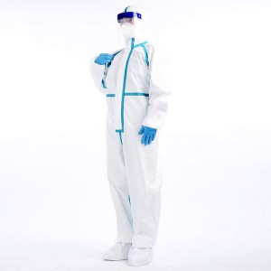 Costume Protection stérile médicale avec fermeture éclair