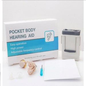 Old People Pocket Type Body Worn Hearing Aid