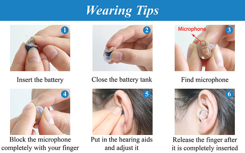 cic hearing aids wearing tips