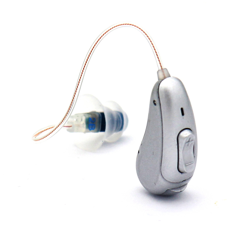 Front view of RIC hearing aid